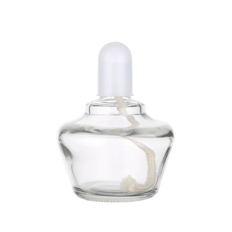 Laboratory 150ml Glass Alcohol Lamp With Plastic Cap Or Glass Cap